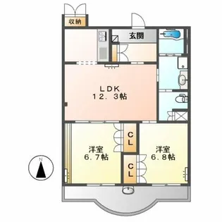 スターガーデン新栄【3階】の間取り