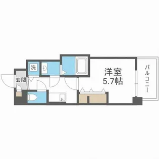 ギャラクシー南福岡駅前【2階】の間取り