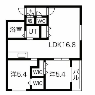 Casa de Shelley【4階】の間取り