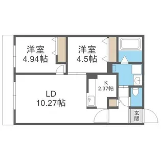 S-RESIDENCE医大南altier【3階】の間取り