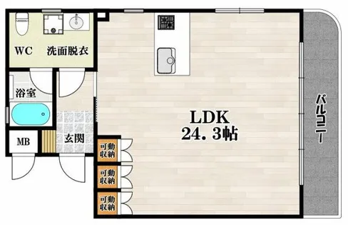 R’z Village S棟【3階】の間取り