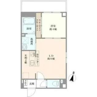 サンシエ神戸元町【1階】の間取り