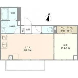 サンシエ神戸元町【4階】の間取り