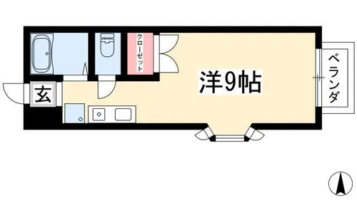 フォンティーヌ藤が丘【2階】の間取り