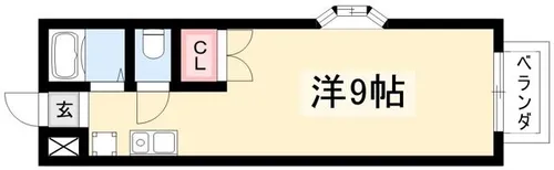 フォンティーヌ藤が丘【2階】の間取り