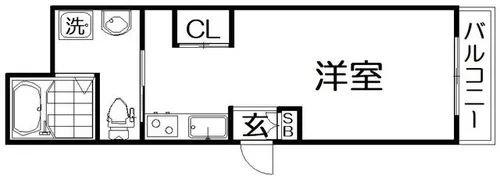 chouchou Makinohonmachi【1階】の間取り