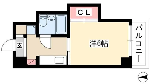 ラフォーレ岩塚【4階】の間取り