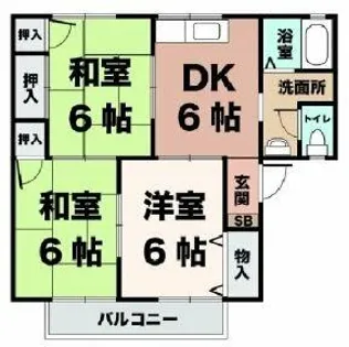 ネオアネックス【1階】の間取り