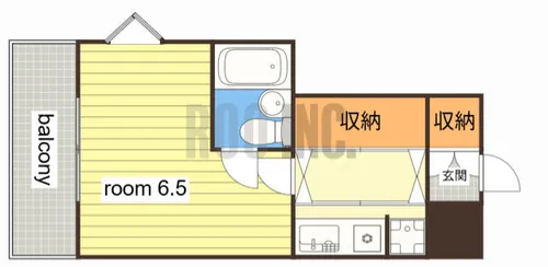 クリーンピア南大路時計台【701号室】の間取り
