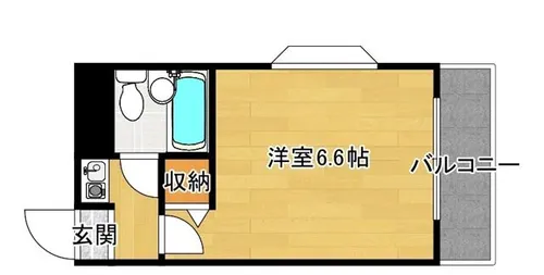 プレスト下新庄【3階】の間取り