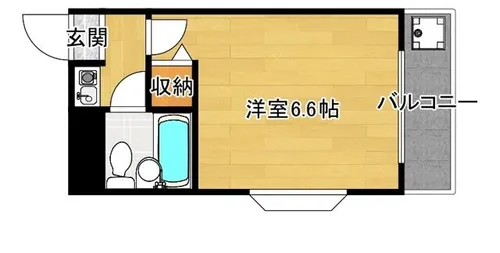 プレスト下新庄【4階】の間取り