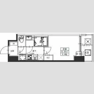 S-RESIDENCE堺湊駅前azure【302号室】の間取り