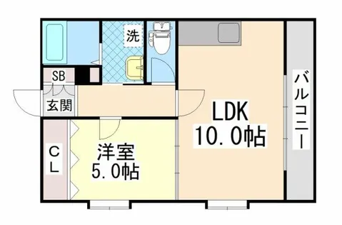 ビエント六甲3【4階】の間取り