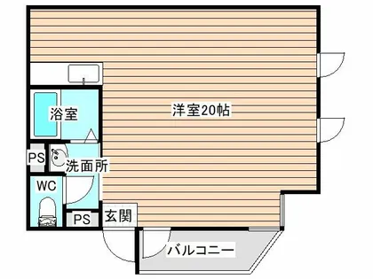 リーブル春日出【4階】の間取り
