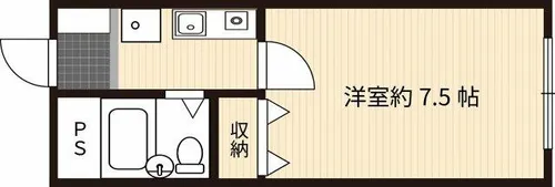 Noboru Hills 江坂町(ノボルヒルズ江坂町)【202号室】の間取り