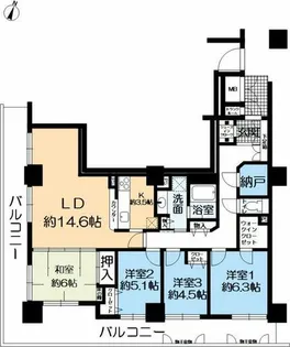 KiLaLa住吉【20階】の間取り