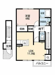 コート・グレイス【2階】の間取り