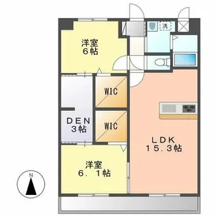 コンフォート・トリア【301号室】の間取り