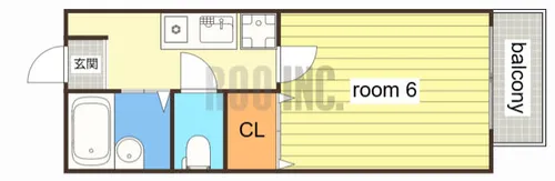 クリエイト太子【1階】の間取り