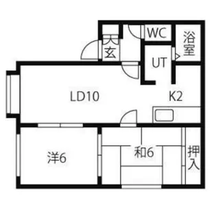カーサフローラルC【202号室】の間取り