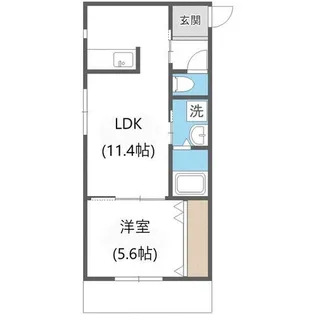 プエルタ中島公園【1階】の間取り