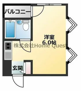 ソラーナ八戸ノ里【3階】の間取り