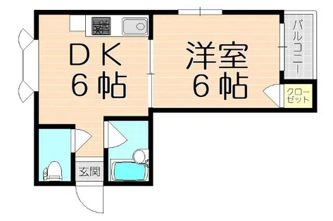 メゾンエクセル【3階】の間取り