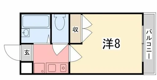 ドリーム三条Ⅰ【206号室】の間取り