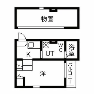 1SKの間取り画像