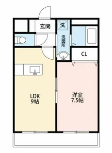 リバーサイドオオスカ【205号室】の間取り