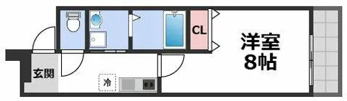 フジパレス西住之江ウエスト【1階】の間取り