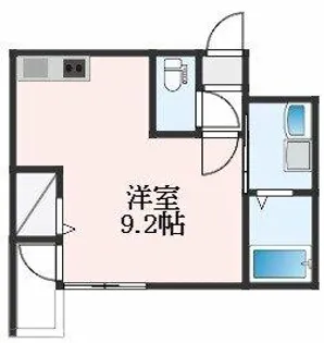 ステラウッド古市【1階】の間取り