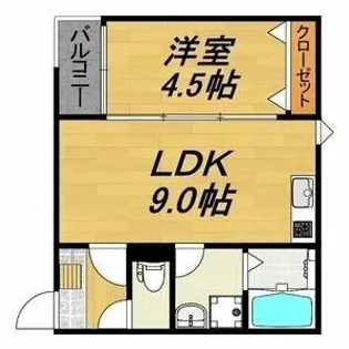 LECOCON守山Ⅴ【2階】の間取り