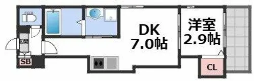 The Crest【3階】の間取り