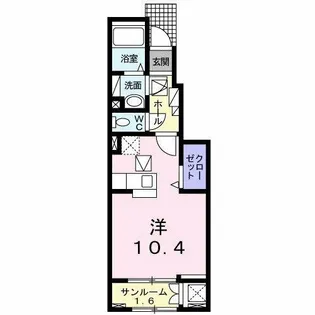 ヴィスキオ大蔵海岸【1階】の間取り