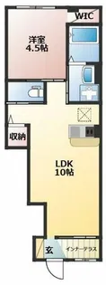 コンフォート中新【1階】の間取り