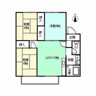 ホリディI【202号室】の間取り
