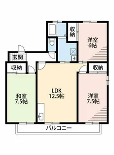 チッチとポッポB【201号室】の間取り
