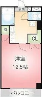THUマンション【5階】の間取り