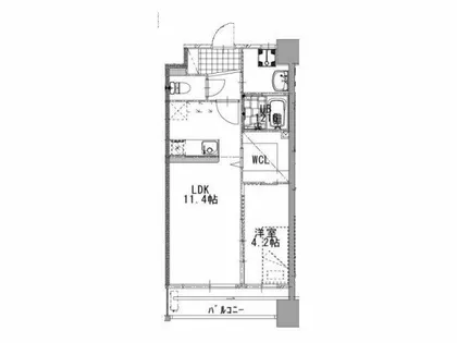 ギャラン竪町【14階】の間取り