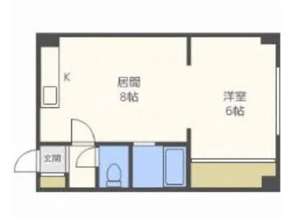 ホワイトパーク山の手【306号室】の間取り