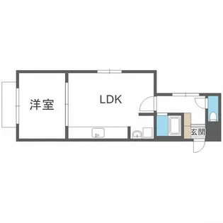カーサベルデ琴似【4階】の間取り