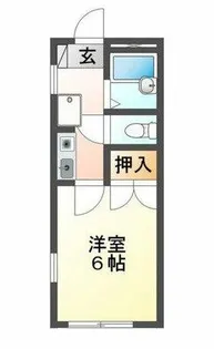 グリーンヒル村田【207号室】の間取り