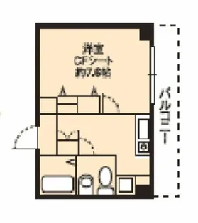 ドミール桜川【5階】の間取り