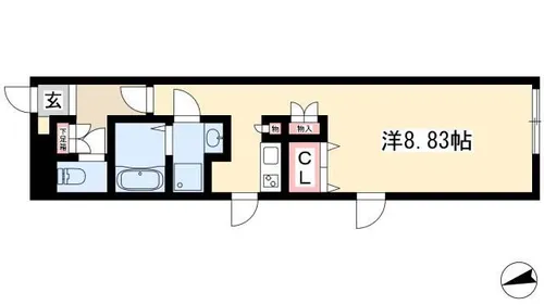 Branche千種【0501号室】の間取り