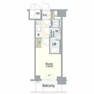 エスリード鶴舞グランパークス【1306号室】の間取り
