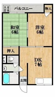 藤ハイツ【2階】の間取り
