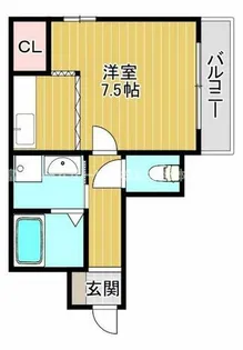 アビコOSK【6階】の間取り
