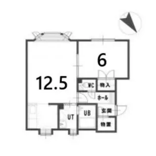 北海道札幌市手稲区前田一条8丁目【アパート】の間取り