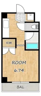 カルテットKOBORI A棟【5階】の間取り